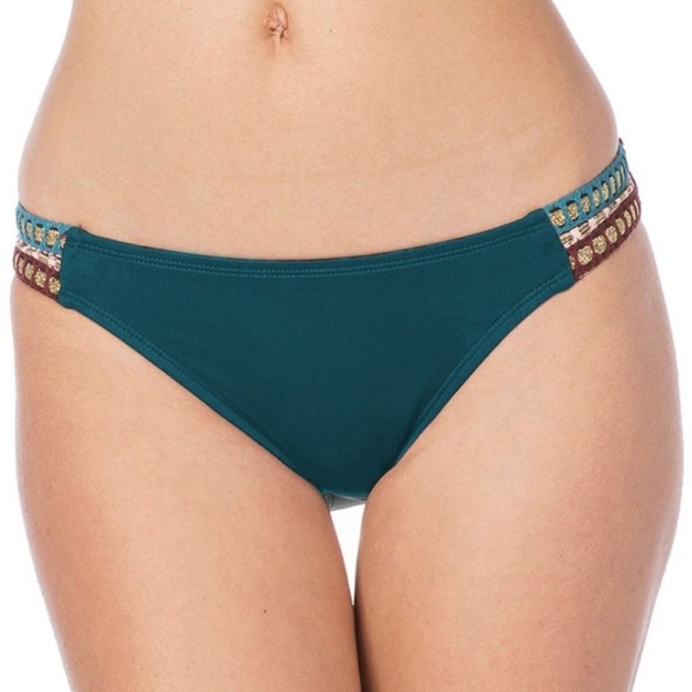 La Blanca Running Stitch Hipster Bikini Bottoms